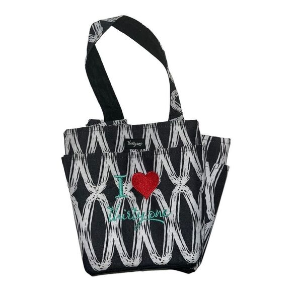 Thirty One Creative Caddy "I Love Thirty One" Embroidered in Black Lines New - Picture 1 of 4